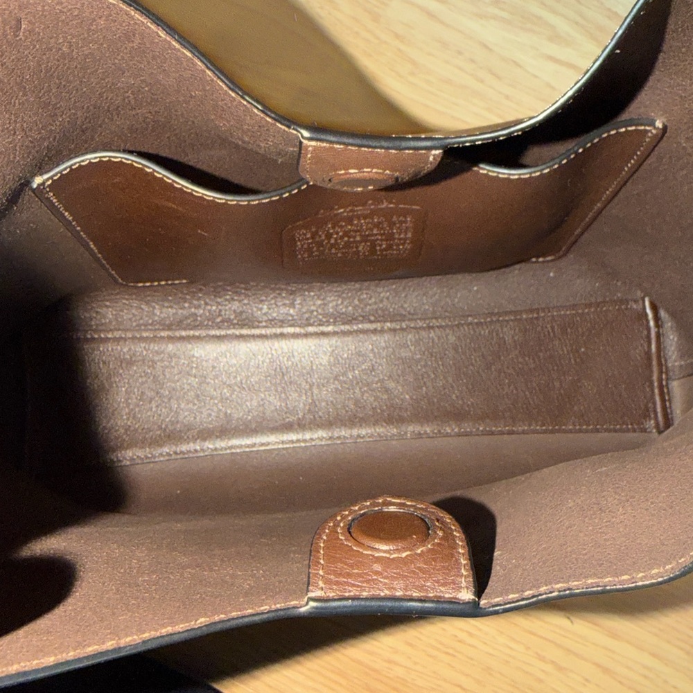 Coach Brooklyn 28 in Maple/Brown (purse charm not included) - Picture 7 of 15